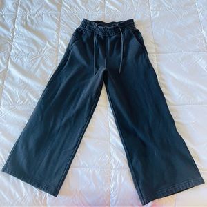 lululemon athletica Black Wide Leg Pants